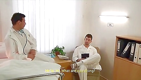 Medical doctors have a great threesome with a girl