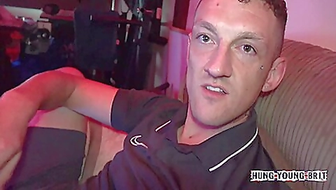 Brunette military officer practices deepthroat and oral