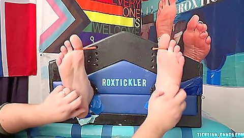 Gay teen with foot fetish takes stepbrother to the kitchen