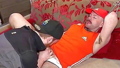 My hunk gets fucked hard and deep in a huge cum hole